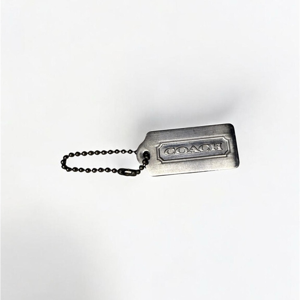 Coach Silver Tag
